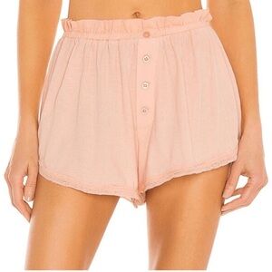NEW WITH TAGS – THE GREAT. Lace Tap Shorts | Rose Dust Pink | Size 0